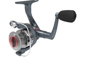 Quantum Optix Spinning Fishing Reel, 4 Bearings (3 + Clutch), Anti-Reverse with Smooth, Precisely-Aligned Gears