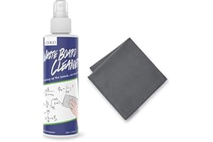 loukin Non-Toxic Whiteboard Cleaner, 250ml Dry Erase Board Cleaner, Low-Odor Whiteboard Cleaning Spray with Cloth, Removes Stubborn Marks from Whiteboards