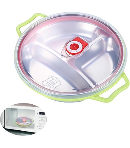 Assiette Ventouse Silicone Bébé – 3 Sections, Base Antidérapante, Sans BPA, Lavable Lave-vaisselle - 7