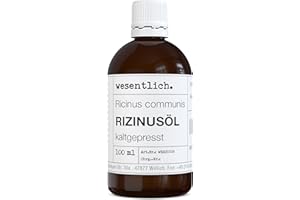 wesentlich. Olej rycynowy tłoczony na zimno 100 ml – 100% czysty olej rycynowy – do skóry i włosów, rzęs i brwi