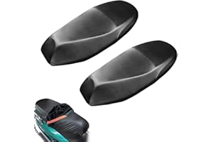 Floatdream 2 Pieza Motocicleta Impermeable con Banda Elástica, Motocicleta Protector Funda de Cojín, Universales Fundas Asiento Motocicleta, para la Mayoría Motocicleta
