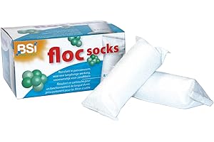 BSI - Floc Socks (8 x 125g) - Chaussettes Floculantes - Floculant pour Piscine - Fonctionnement de Longue Durée