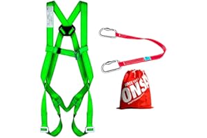PONSA - Kit Anticaduta: Imbracatura di Sicurezza Anticaduta Certificata