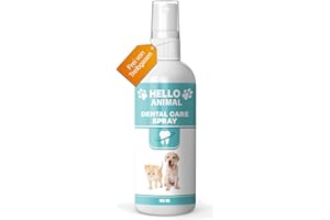 HELLO ANIMAL NEU: HelloAnimal® DENTAL SPRAY für Hunde und Katzen – Zahnsteinentferner auch für Zwischenräume - Zahnreinigung und Zahnpflege – Dentalspray für Mundgeruch