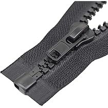 Chiusura Lampo YKK N.5 In Plastica - Divisibile 78cm Colore Rosso-Arancione | Per Giacche E Abbigliamento - Foto 5