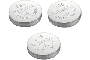 BEST PRICE SQUARE Renata Watch Battery Swiss Made Renata 396 or SR726SW Or AG2 1.5V (3 x 396 or SR 726 SW)
