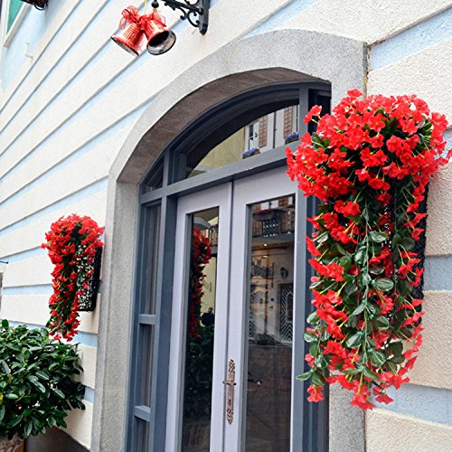 niceEshop(TM) Künstlich Veilchen Girlanden Deko - 4