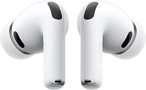 Apple AirPods Pro 3 Wireless In-Ear Headphones, Active Noise Cancellation, Heart Rate Monitor, Hearing Aid Function, Bluetoot