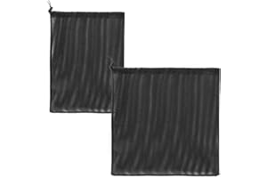 CLVPAI Bolsa de Bomba-Bolsa de Barrera de Bomba Negra,Accesorios de Filtro de Bomba de Agua doméstica,para Estanque Filtración Acuario (31 * 41cm+45 * 45cm)