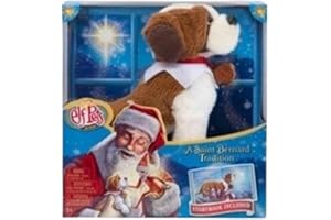 Cefa Toys- Elf Pets, Cuento y Peluche San Bernardo, Certificado de Adopción, Apto para niños a Partir de 3 años.