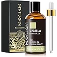 MAYJAM Vanilla Essential Oil 100ml, Premium Essential Oils for Aromatherapy, Diffuser, Soap Making, Candle Making, Large Bottle Vanilla Oil with Gift Box(3.38fl.oz)