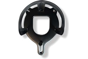 Trensenhalter für Pferde, Reitstall, Sattelkammer | mit Zusatzhaken | zum Aufhängen von Trensen Halfter Kandare | Metall in rot & schwarz | (Schwarz)