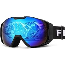 FEISEDY Skibrille OTG Mit Magnetischem Wechselglas – UV400, Antibeschlag, Für Brillenträger