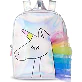 Unicorn Hologram Girls' School Backpack