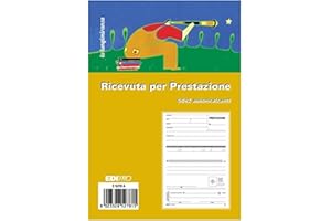EDIPRO - E5278A - Blocco ricevuta prestazioni occasionali 50x2 autoricalcante f.to 22x14,8