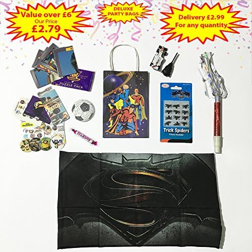 Children's Kids Boys And Girls Unisex Deluxe Complete Party Bags For Kids.Goody Loot Bags For Boys And Girls (Boys6-11)