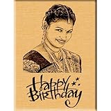 Incredible Gifts India Incredible Birthday Gift - Engraved Wooden Photo Plaque (5x4)