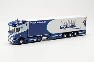 herpa bauletto (Meclemburgo Vorpommern/Bützow) Scania CS 20 HD-Sella per baule TSU Bode, camion in miniatura, modello piccolo pezzo da collezione, Multicolore, 314466