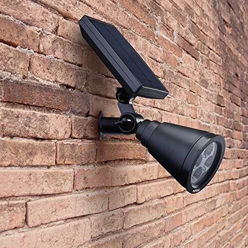 Mpow 2 Stück Gartenleuchten Soleil P2 Superhelle Solarbetriebene Outdoor Spotlight, Wasserdicht für die Hinterhöfe, Gärten, Rasen usw. - 7