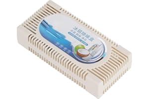 HERCHR Désodorisant pour réfrigérateur,désodorisant frigo, absorbeur d'odeurs pour réfrigérateur et congélateur Éliminateur d'odeurs au charbon actif naturel et non parfumé pour armoire, placard, voiture(S)
