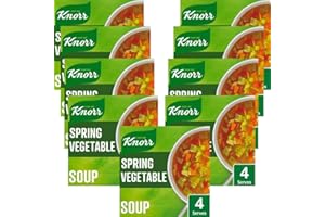 GRONETS Cup Meals & Soups Bundle with Knorr Florida Spring Vegetable Dry Packet Soup 48g - 9 Pack | Knorr Florida Spring Vegetable Soup Mix, No Artificial Food Colours.