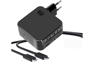 DEUMMIU 65W USB C Netzteil USB C Laptop Ladegerät Netzteil für MacBook Pro/Air Lenovo Yoga Thinkpad,HP,Surface Pro 8,iPhone 15/Pro,Galaxy S23 und mehr,PD 3.0 USB C Netzteil,mit 1.8M Schnellladekabel