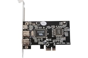 Sun3drucker PCI-E Express FireWire 1394a 1-Lane iLINK IEEE1394 Expansion Controller Adapter Card for Desktop PC