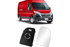TTCR-II Calentado Retrovisor Espejo Compatible con Fiat Ducato/Citron Jumper/Peugeot Boxer Espejo de Cristal 2006-2021 Retrovisor Exterior para Ducato/Jumper/Boxer Cristal de Espejo Exterior-Derecha