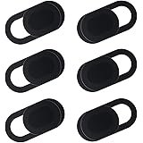 Webcam Cover 6 pcs, Web Camera Cover Slide for iPad, iPhone, Laptop, Desktop, PC, Tablet, Protect Your Privacy and…