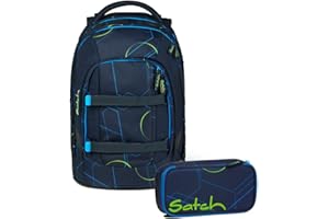 Satch Pack Schulrucksack Set 2tlg. mit Schlamperbox