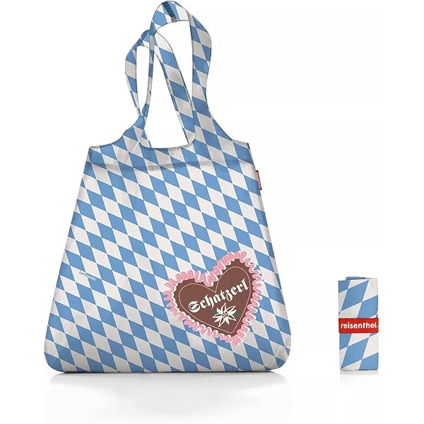 Reisenthel Mybag Mini-Tasche Für Kinderwagen – Special Edition Bavaria 3, Blau, Mit Schultergurt