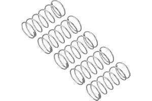 QUARKZMAN 5 stycken tryckfjädrar, 0,5 x 7 x 15 mm tryckfjädrar, fjäderfjädrar, dragfjäder, fjäderfjäder, fjäderfjäder, fjäder