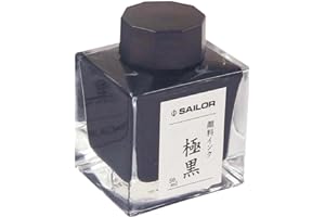 セーラー万年筆 Sailor 13-2002-220 - Tinta negra oscura, 50 ml, versión de 2018