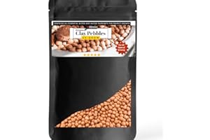 UK GROW Clay Pebbles 10L hydroponic Growing Substrate soil addative (10L)