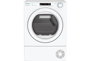CANDY Smart CSO4H7A1DE-S Sèche-linge Slim à pompe à chaleur, 7 kg, Wi-Fi + Bluetooth, Programme de repassage facile, Libre installation, 59,6 x 46,5 x 85 cm, blanc,