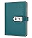 Produktbild Ai-life PU Leder Zahlenschloss Tagebuch Schreiben Notebook Planer Organizer, A5 Size(210x145mm) Stricken Muster Passwort Tagebuch Notizblock, Secret Tagebuch Notizbuch mit Kombinationsschloss Stift halter