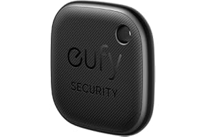 eufy Security SmartTrack Link (Black, 1-Pack), Android not Supported, Works with Apple Find My (iOS only), Key Finder, Bluetooth Tracker for Earbuds and Luggage, Phone Finder, Water Resistant