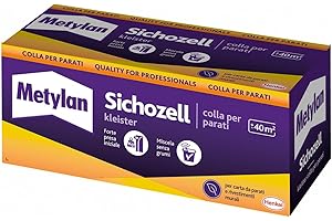 Metylan 11200 Sichozell Adesivo in Polvere a Base di Carbossimetilcellulosa, Bianco