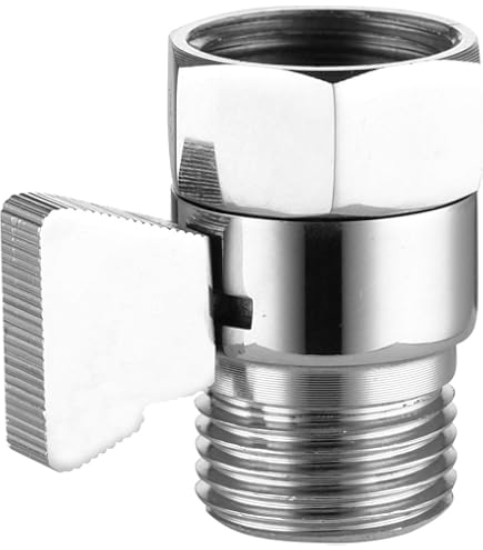 Wlauqueta Absperrventil Für Duschkopf - Edelstahl 304 Mit 1/2" NPT Gewinde