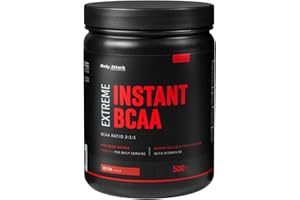 Body Attack Extreme Instant BCAA poudre - 500g pour 38 shakes avec 10000mg de BCAAs - délicieux, instantanément soluble, vegan - BCAA 2:1:1 (L-Leucine:L-Valine:L-Isoleucine) - Thé glacé