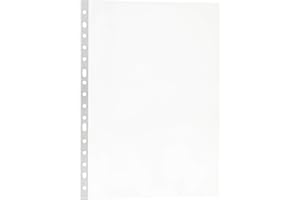 Funda multitaladro q-connect folio 120 mc cristal caja de 100 unidades