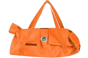 Colcolo Sac de toilettage pour Chat Sac de Contention Anti-griffures Pratique pour l'entretien des Ongles, Orange 42cmx25cm M