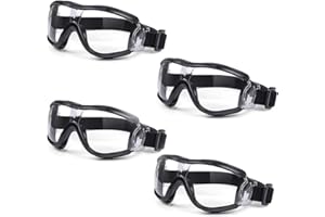 MOVNUOCA Schutzbrille Kinder für Nerf Spielen Stoßfest Gläser Beschlagfrei Verstellbarer Riemen Passform für 5-12 Jahre