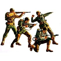 Tamiya 300035192 - Set Statuette Soldati della seconda Guerra Mondiale, Scala 1:35