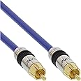 InLine 89701P RCA Cable AUDIO, Premium, Gold Plated Plug, 2x RCA Plug, 1m InLine 89701P RCA Cable AUDIO, Premium, Gold Plated Plug, 2x RCA Plug, 1m