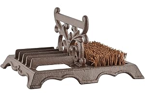 Fallen Fruits LH219 Spazzola per stivali e raschietto, marrone