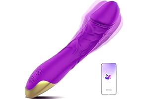 Cacuola Vibratorensets für Frauen Klitoris, 10 Modi Dildo Vibrator mit APP für Frauen, Vibration für Frauen Klitoris, Vibrato