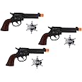 UMKY set of 3 cowboy guns with badge