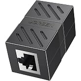Ugreen RJ45 Cat6 Cat7 Cat8 Ethernet Kablo Uzatma Aparatı Siyah