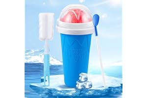 HUANMIN Slushy Maker Cup, Slush Ice Maker, Slush Ice Cup, Slushie Maker Cup, blu